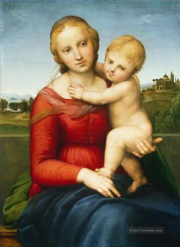 Madonna und Kind Der kleine Cowper Madonna Renaissance Meister Raphael Ölgemälde